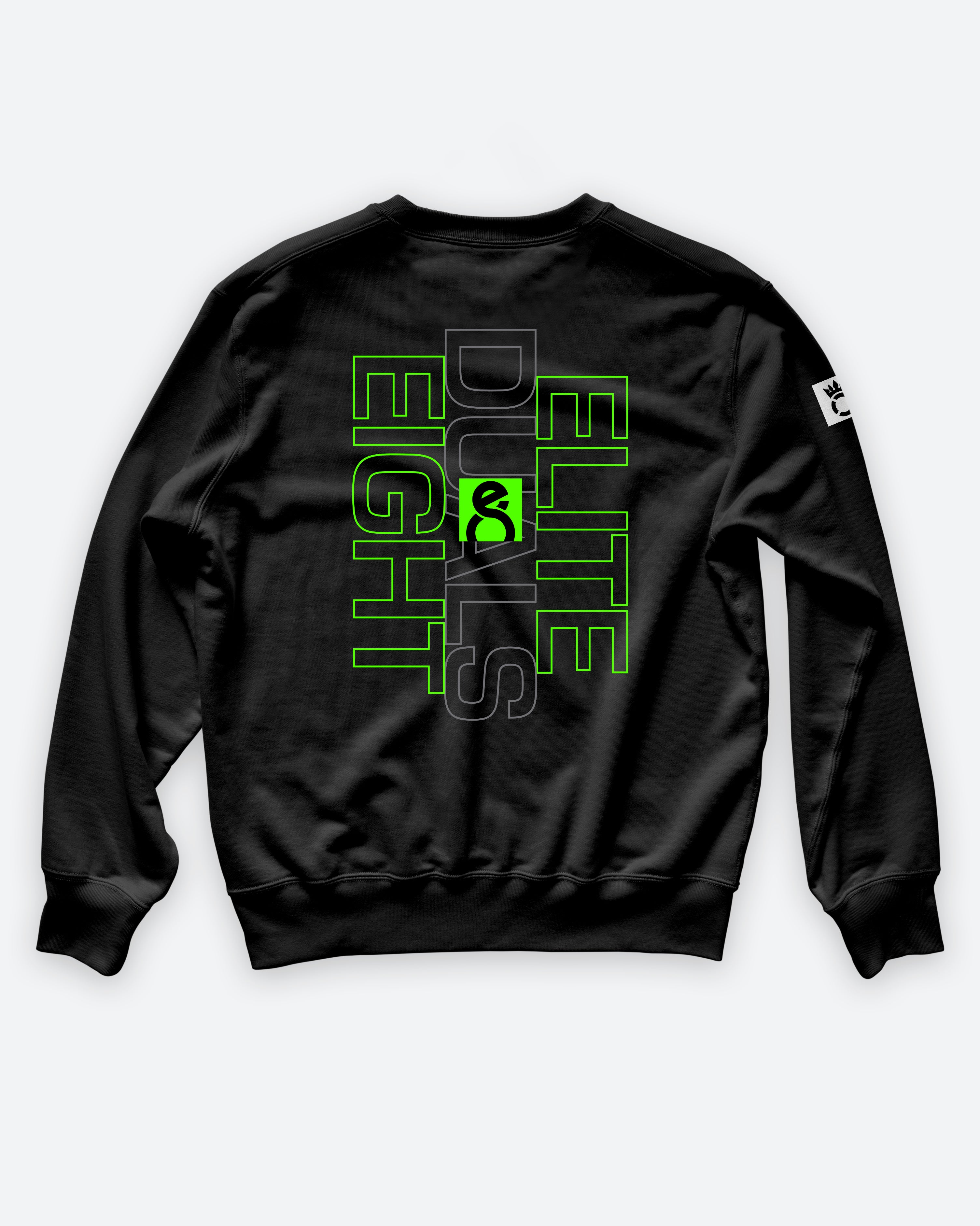 Elite 8 Lime Logo Ladies Crew Fleece