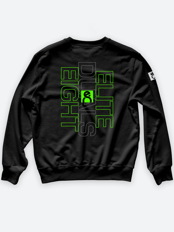Elite 8 Lime Logo Ladies Crew Fleece