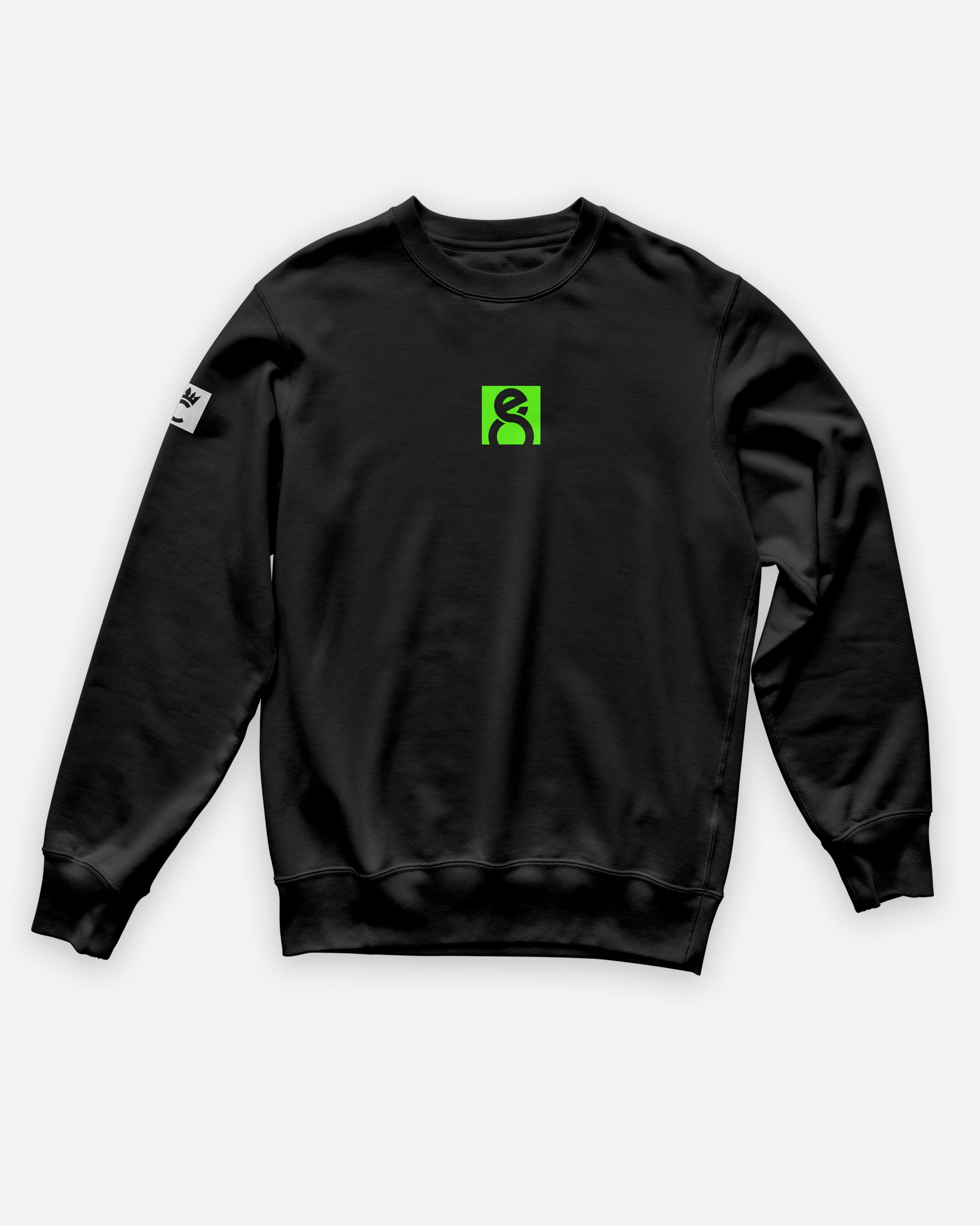 Elite 8 Lime Logo Ladies Crew Fleece