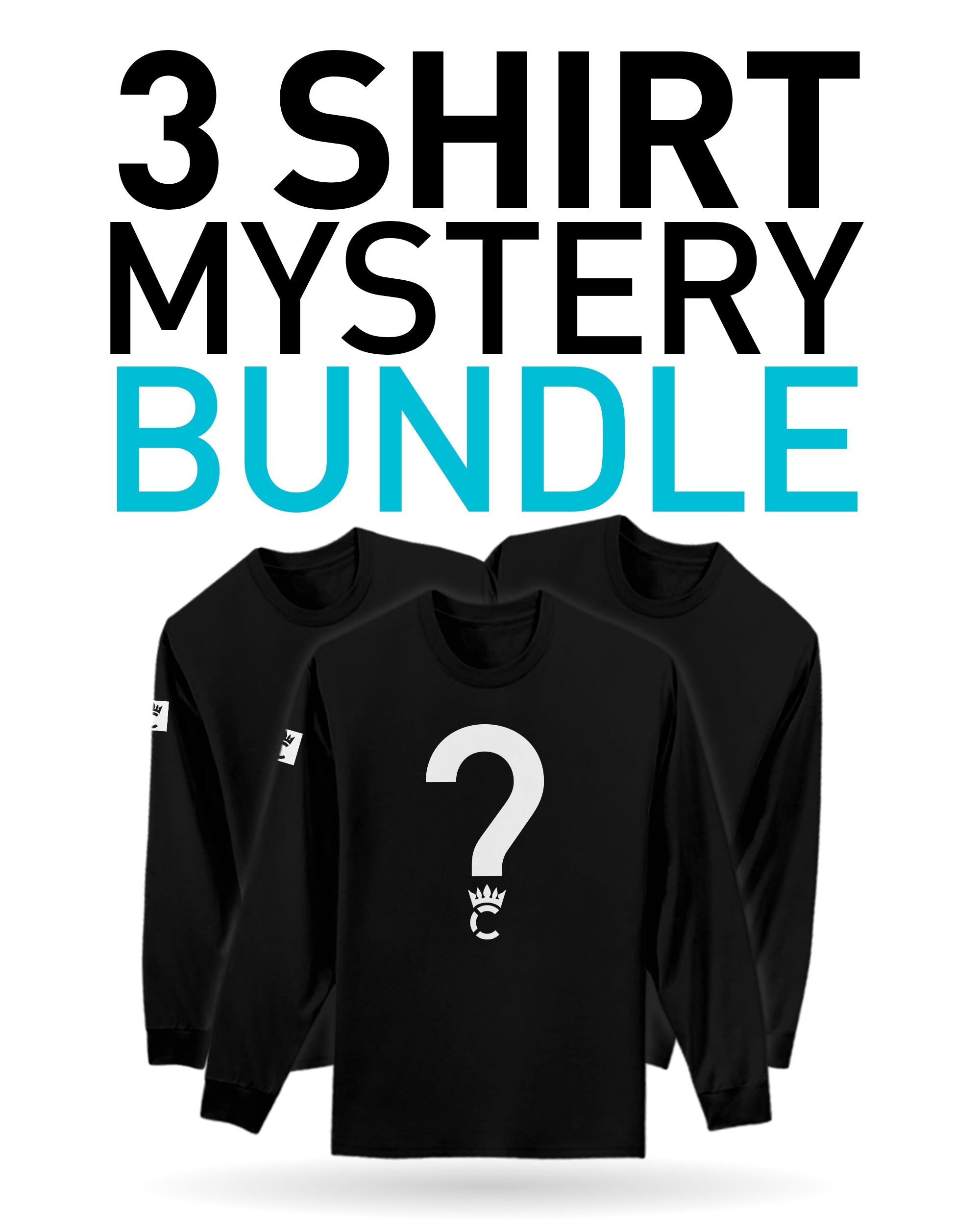 3 Shirt Mystery Bundle - Youth Long Sleeves