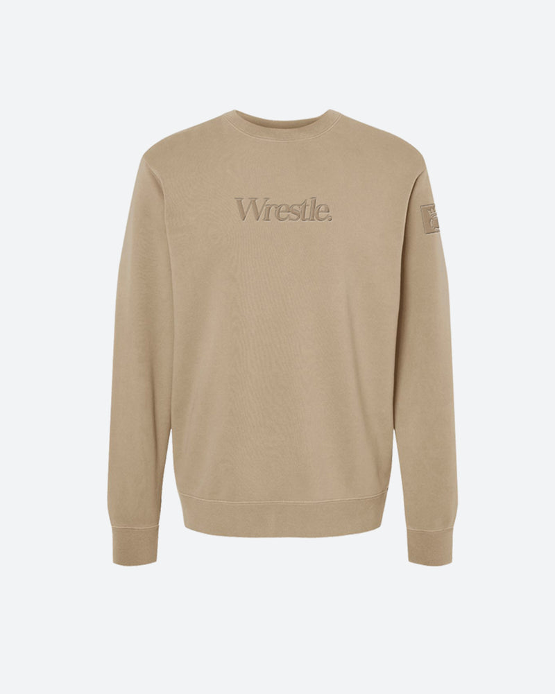 WRESTLE. EMBROIDERED SWEATSHIRT