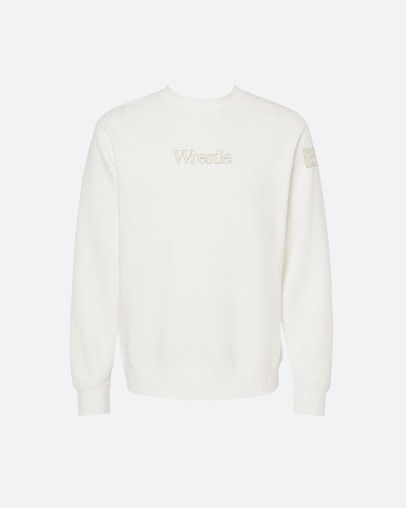 WRESTLE. EMBROIDERED SWEATSHIRT