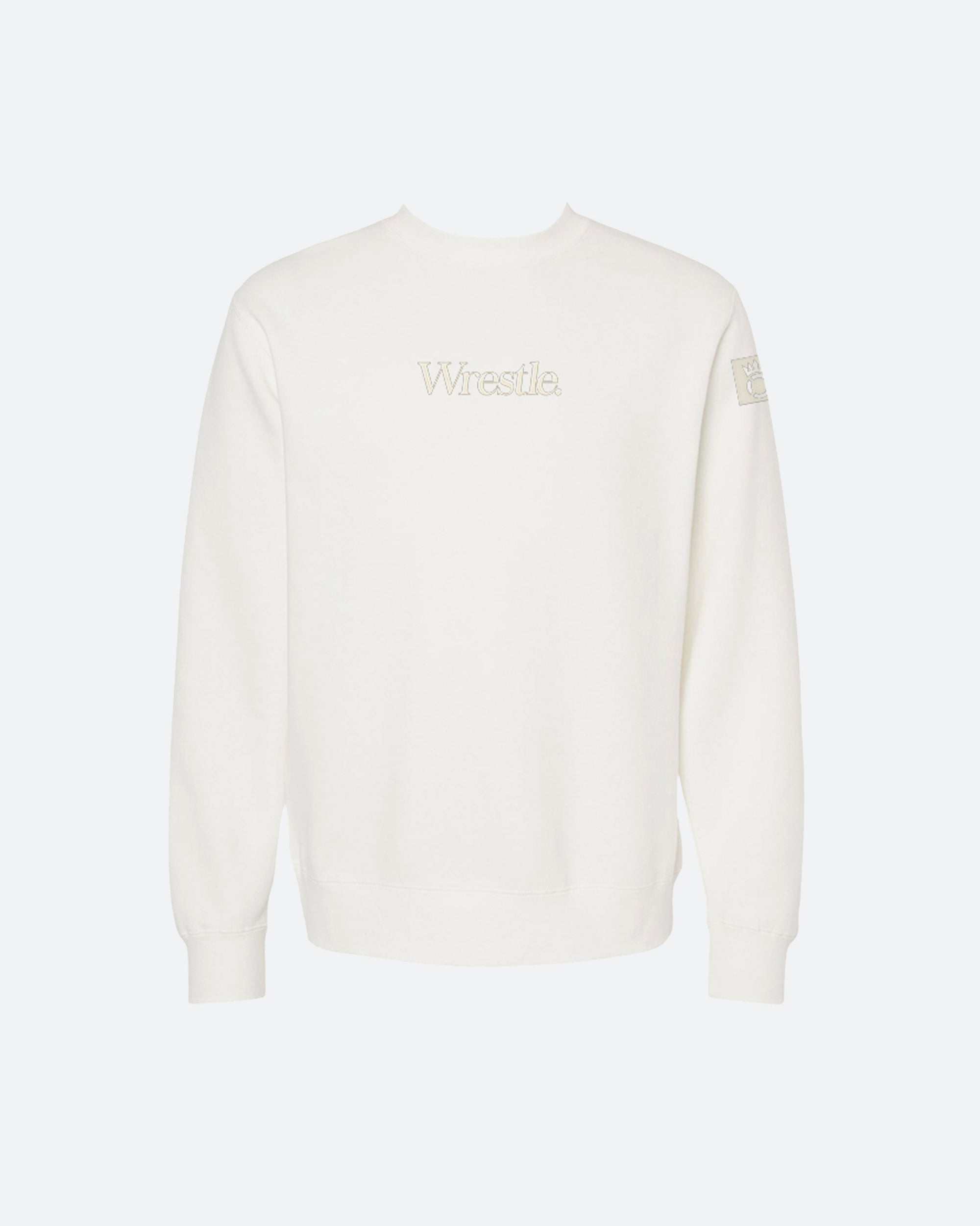 WRESTLE. EMBROIDERED SWEATSHIRT