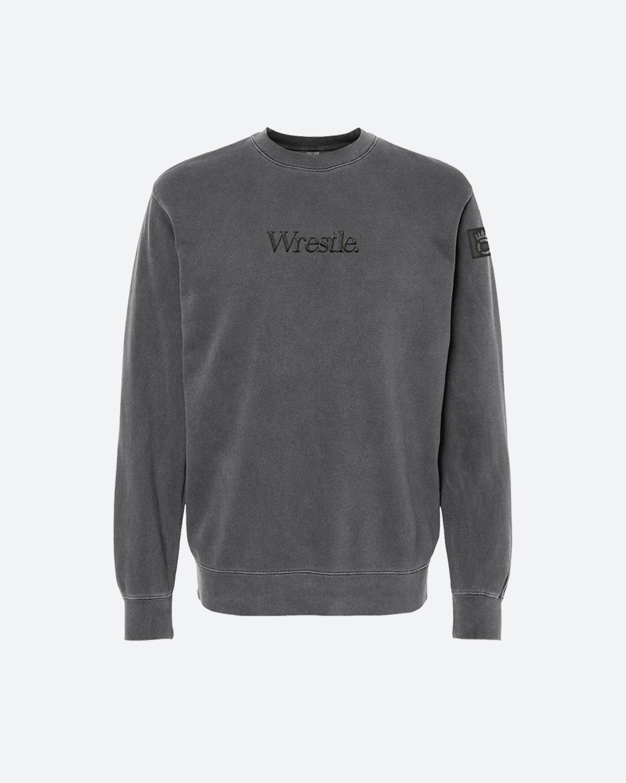 WRESTLE. EMBROIDERED SWEATSHIRT