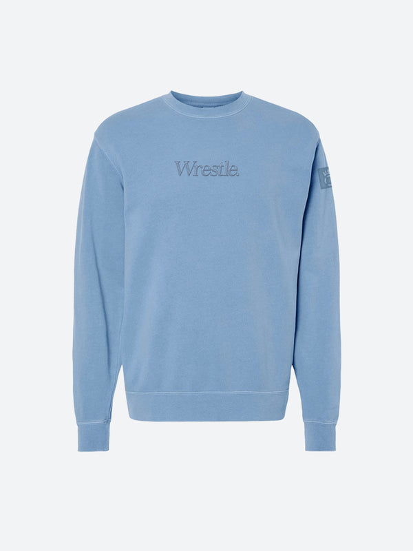WRESTLE. EMBROIDERED SWEATSHIRT