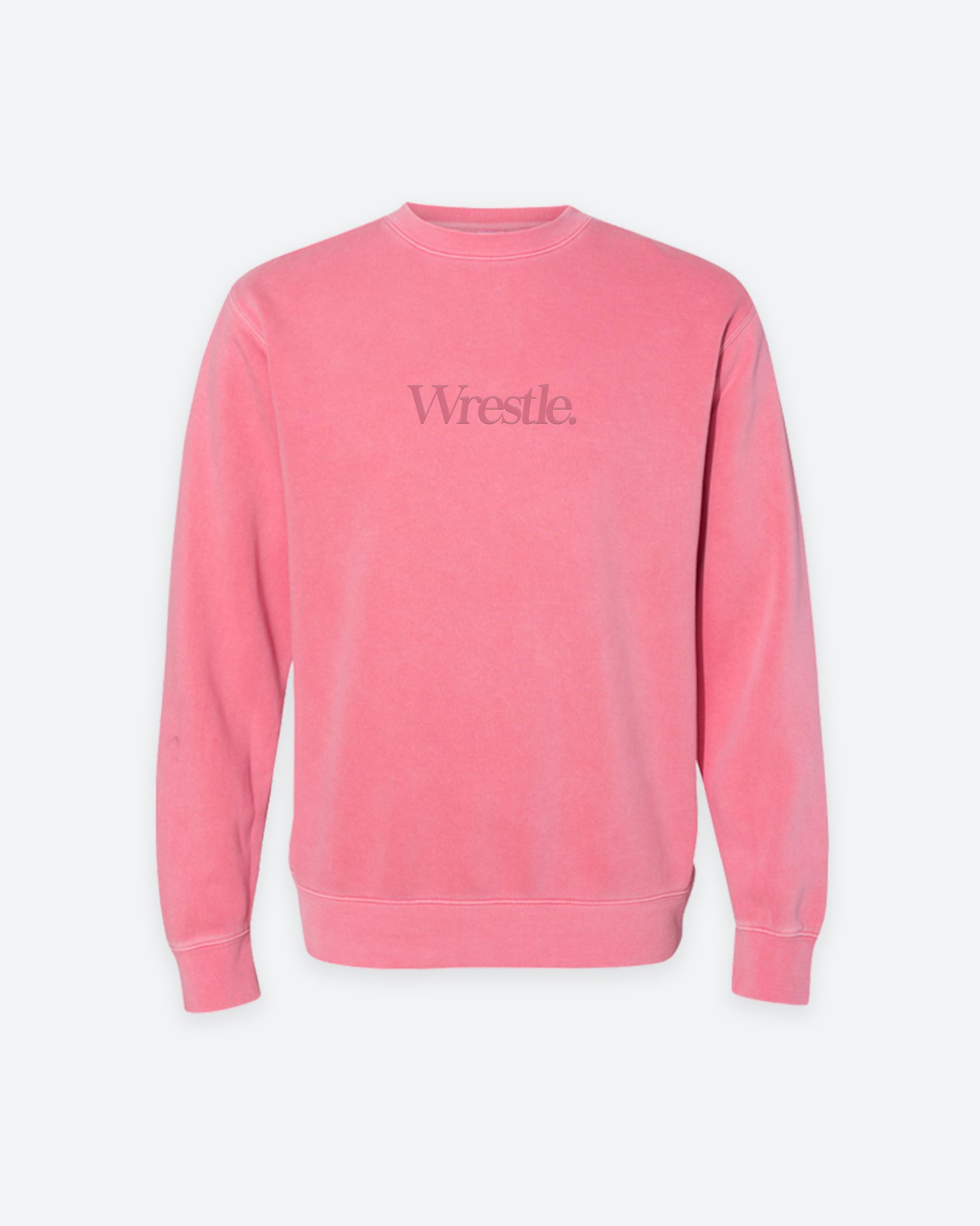 WRESTLE. EMBROIDERED SWEATSHIRT