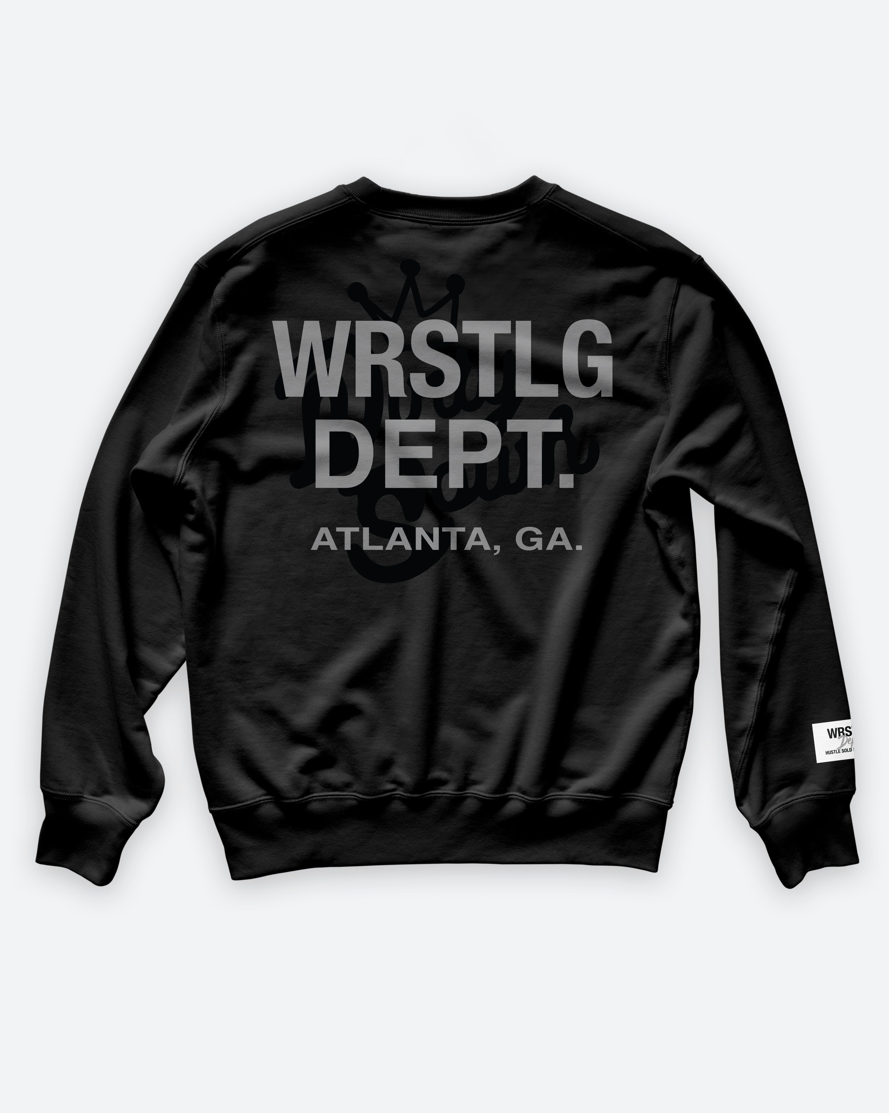 WRSTLG DEPT Black Out - Dirty South Crew Fleece