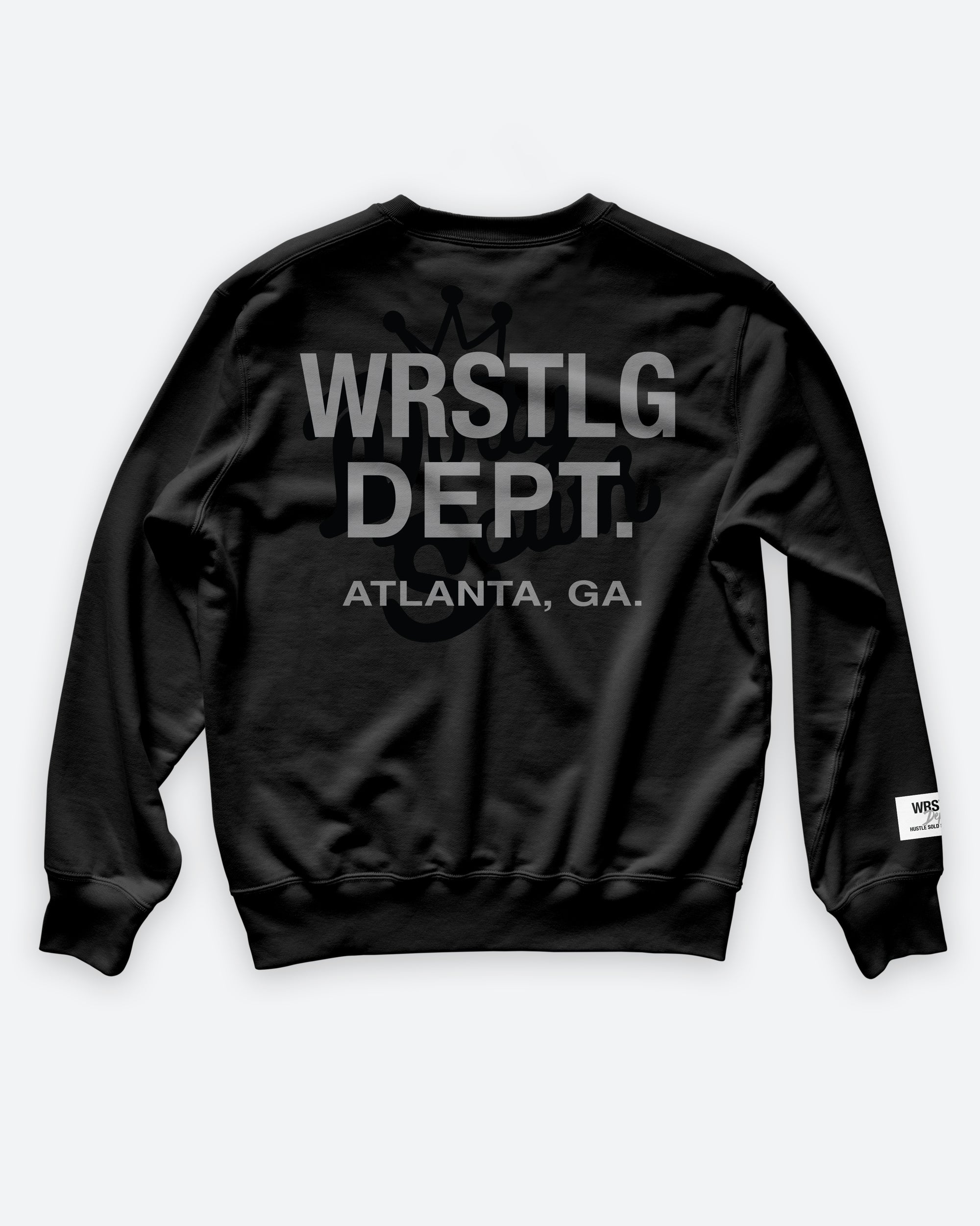 WRSTLG DEPT Black Out - Dirty South Crew Fleece