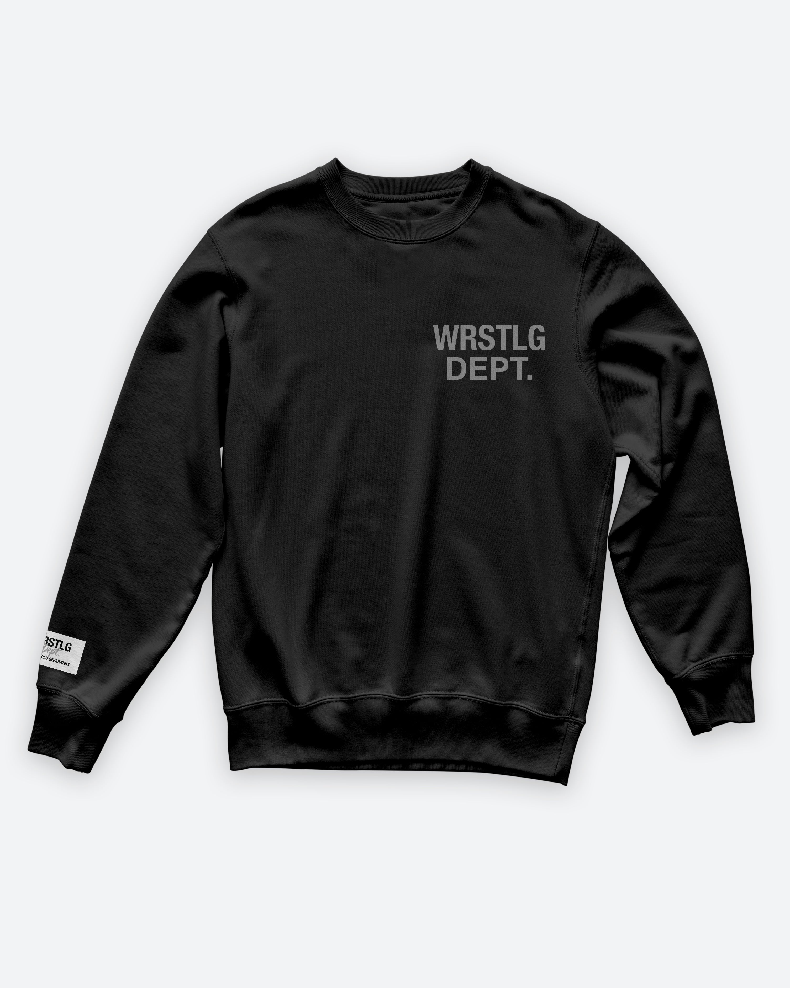 WRSTLG DEPT Black Out - Dirty South Crew Fleece