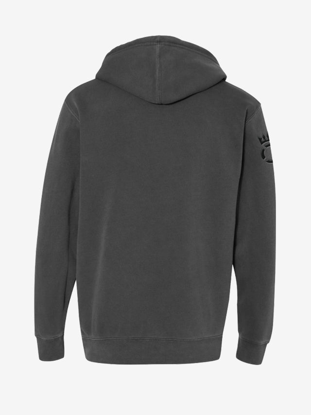 WRESTLE. YOUTH GRAY EMBROIDERED HOODIE