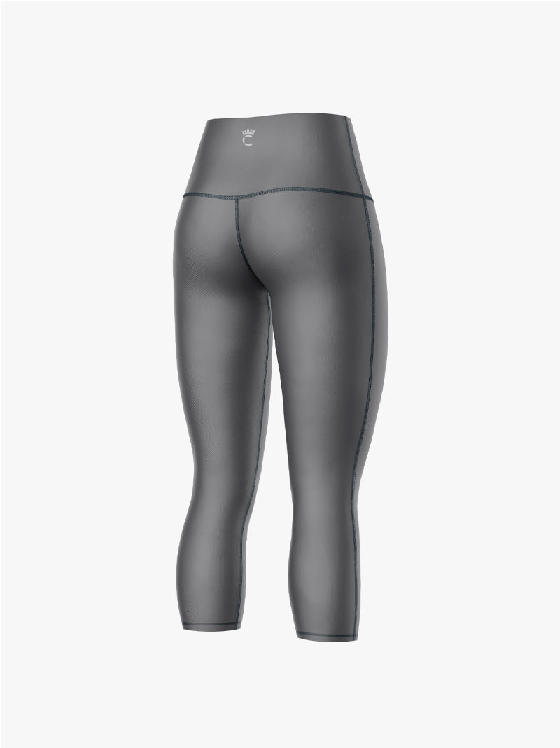 Ladies Free Spirit Crop Legging - Anthracite