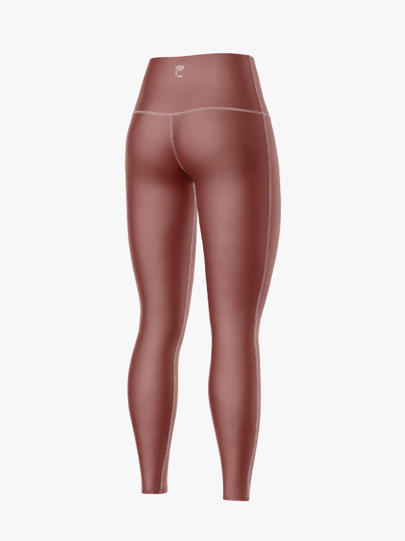 Ladies Free Spirit Training Legging - Claret