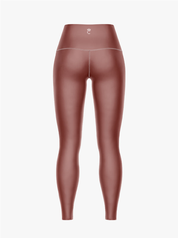 Ladies Free Spirit Training Legging - Claret