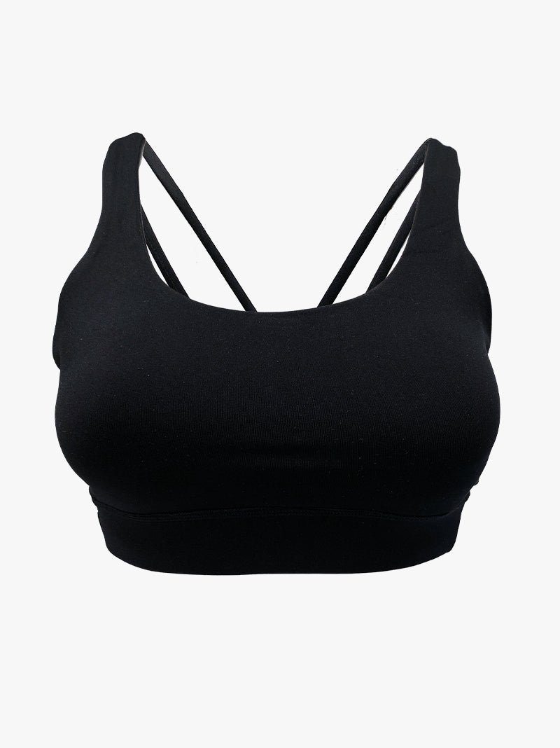 Ladies Free Spirit Sports Bra - Jet Black