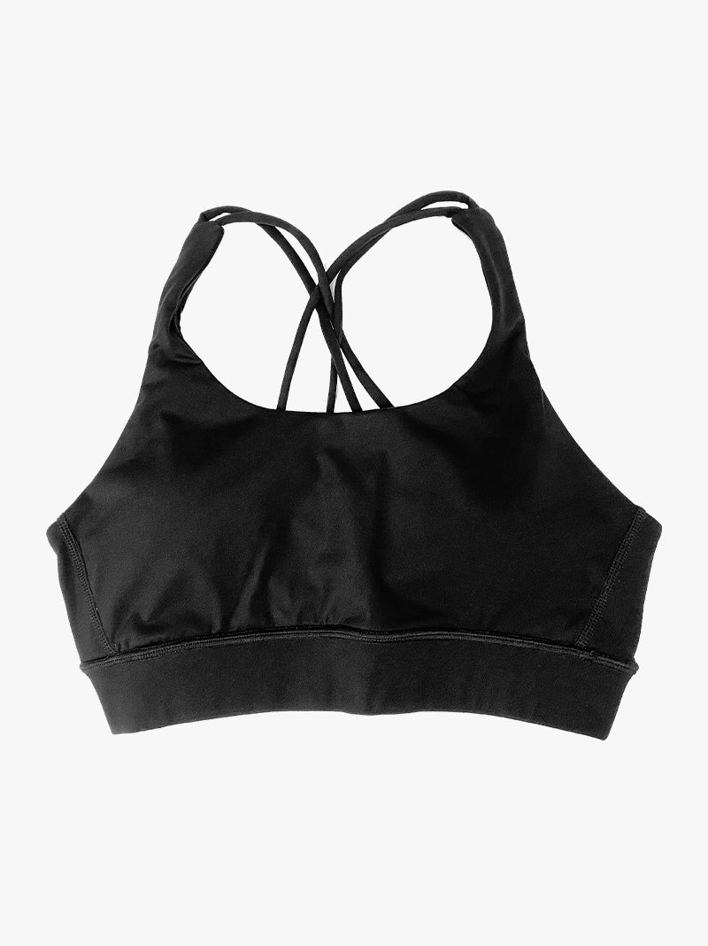 Ladies Free Spirit Sports Bra - Jet Black