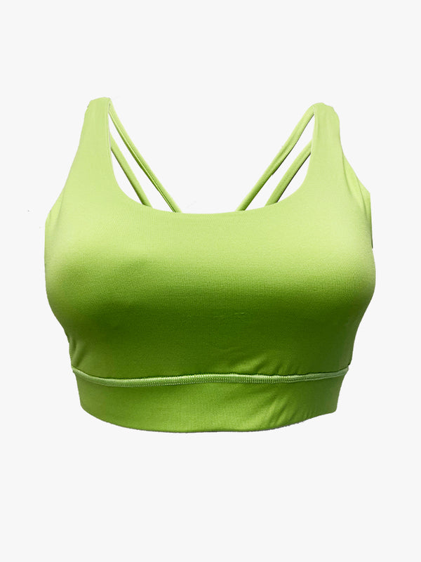 Ladies Free Spirit Sports Bra - Tropic Green