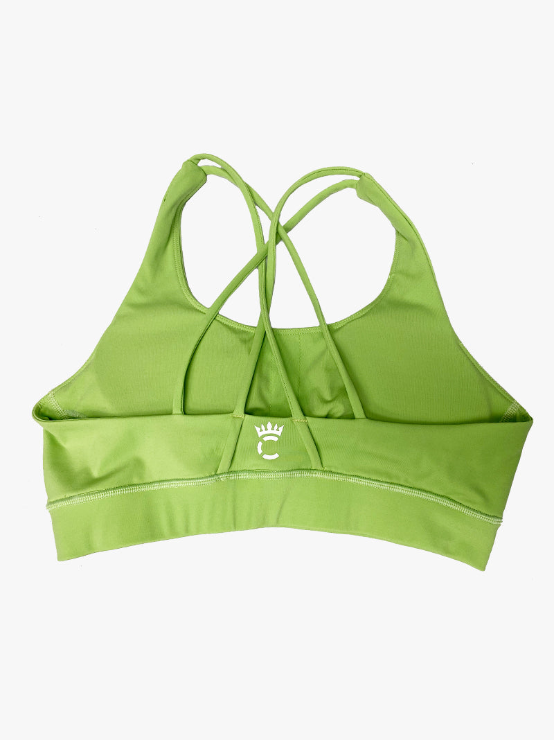 Ladies Free Spirit Sports Bra - Tropic Green